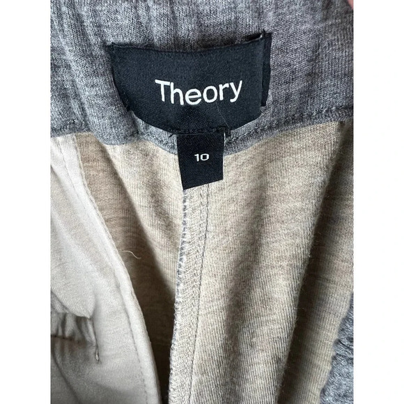 Theory Gray Slit Demitria Pull On Double Knit Jersey Women’s 10 - Picture 10 of 11